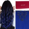 Straight Clip-In Extensions 7pcs 18in