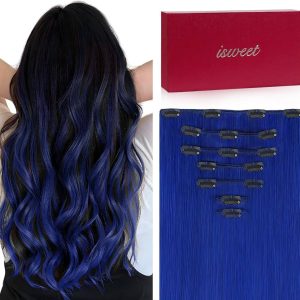Straight Clip-In Extensions 7pcs 18in