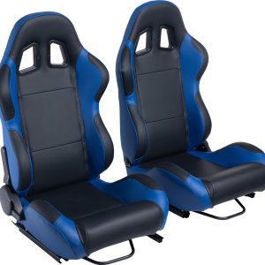 Racing Bucket Seat Universal Black Blue