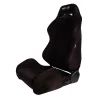 NRG Suede Bucket Seat Black