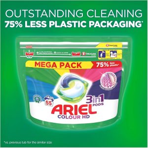 Ariel Pods 3in1 Plus Unstoppables 20ct