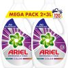 Ariel Professional Liquid Colour Detergent, 120 Washes, 6L (2 x 3L), Excellent Stain Removal from the First Wash, Professional Formula for Professional Use