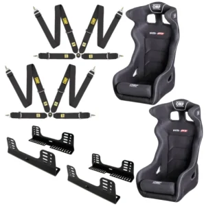 Racing Seat with HANS Harness Slots