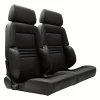 Pair of Bucket Seats Black No Brackets