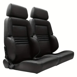 Pair of Bucket Seats Black No Brackets