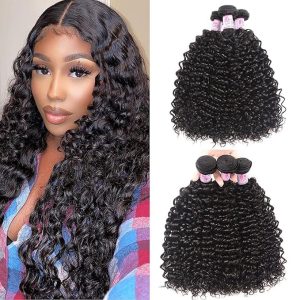 Beauty Forever 8A Malaysian Jerry Curly Hair Weave – 3 Bundles (8-12″)