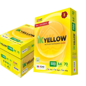 IK Yellow A4 Paper 70gsm 500 Sheets